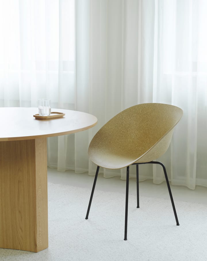 Poltrona Mat con braccioli - Hemp-black steel - Normann Copenhagen