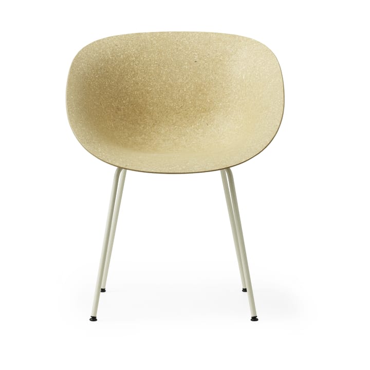 Poltrona Mat con braccioli - Hemp-cream steel - Normann Copenhagen