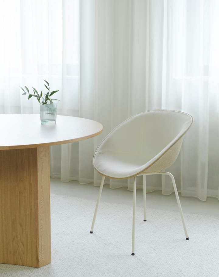 Poltrona Mat con braccioli - Hemp-cream steel - Normann Copenhagen