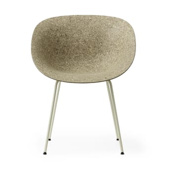 Poltrona Mat con braccioli - Seaweed-cream steel - Normann Copenhagen