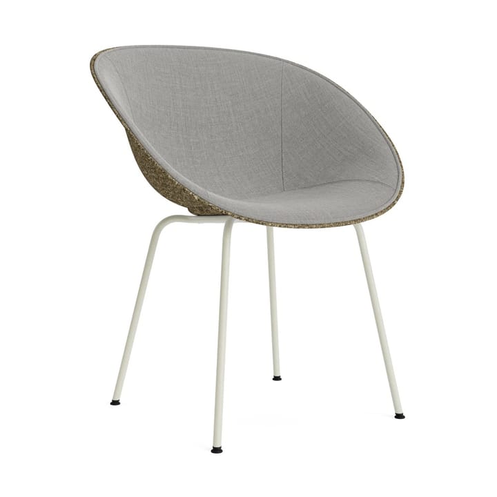 Poltrona Mat con braccioli - Seaweed-cream steel - Normann Copenhagen