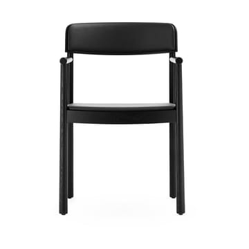 Poltrona Timb con cuscino da seduta - Black/ Ultra Leather - Black - Normann Copenhagen