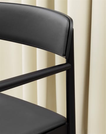 Poltrona Timb con cuscino da seduta - Black/ Ultra Leather - Black - Normann Copenhagen