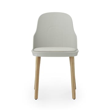 Sedia Allez con cuscino da seduta e gambe in rovere - Warm Grey - Normann Copenhagen