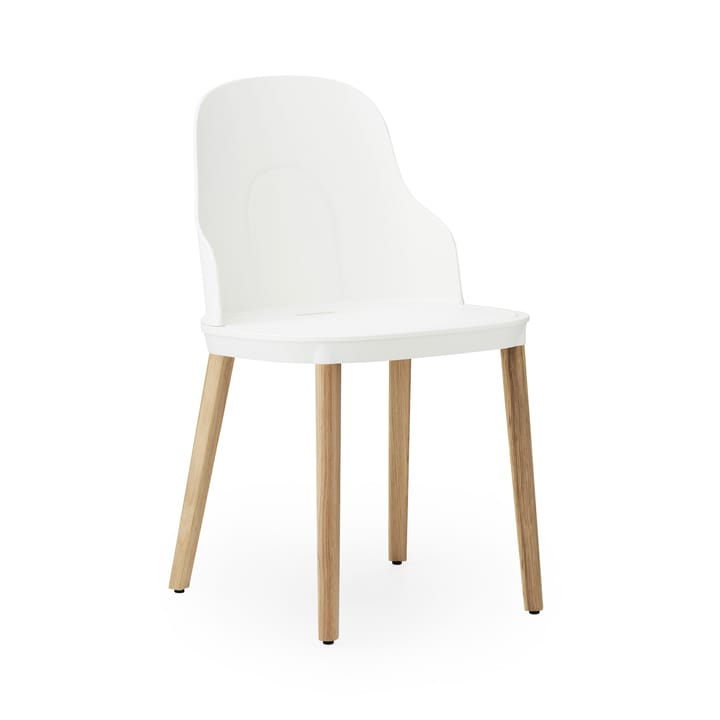 Sedia Allez con gambe in rovere - Bianco, rovere - Normann Copenhagen