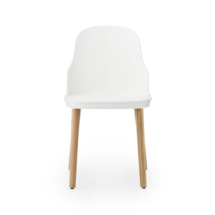 Sedia Allez con gambe in rovere - Bianco, rovere - Normann Copenhagen