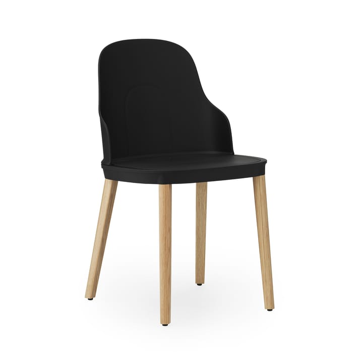 Sedia Allez con gambe in rovere - Nero, rovere - Normann Copenhagen