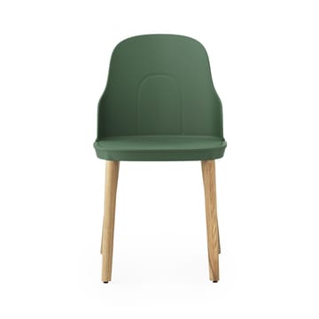 Sedia Allez con gambe in rovere - Verde prato, rovere - Normann Copenhagen