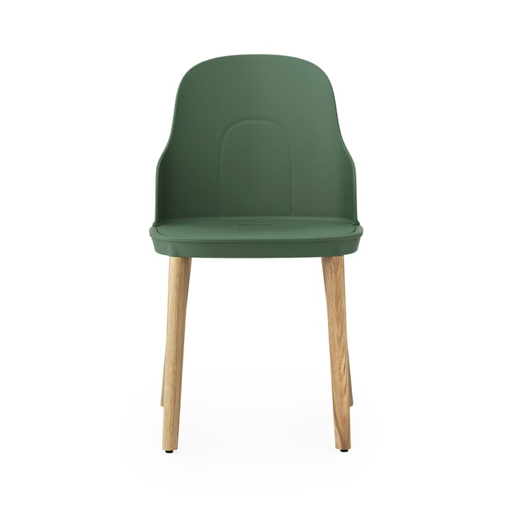 Sedia Allez con gambe in rovere - Verde prato, rovere - Normann Copenhagen