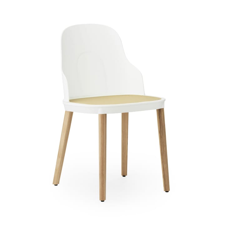 Sedia Allez in vimini sagomato - Bianco-rovere - Normann Copenhagen