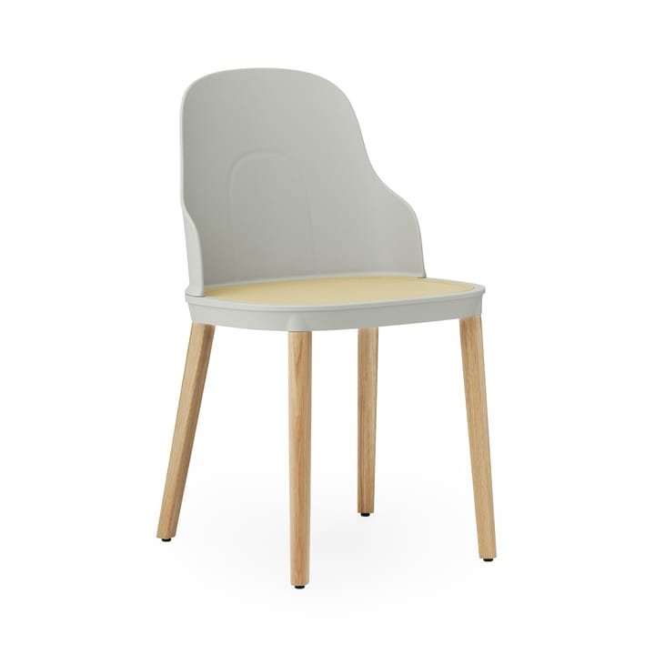 Sedia Allez in vimini sagomato - Warm grey - quercia - Normann Copenhagen