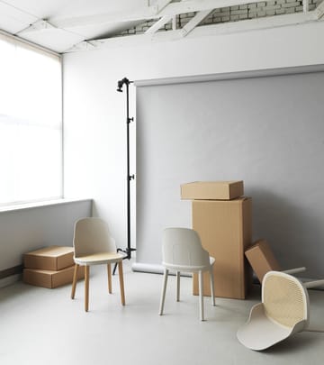 Sedia Allez in vimini sagomato - Warm grey - quercia - Normann Copenhagen