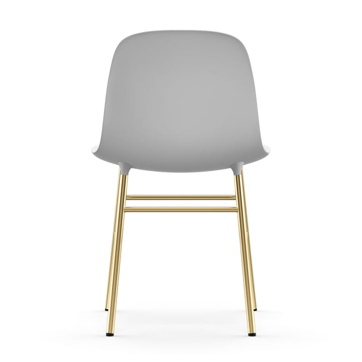 Sedia Form - gamba in ottone - Bianco - Normann Copenhagen