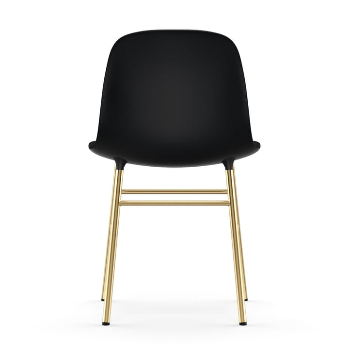 Sedia Form - gamba in ottone - Nero - Normann Copenhagen