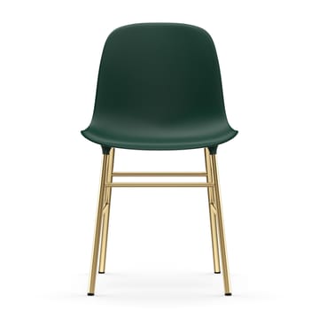 Sedia Form - gamba in ottone - Verde - Normann Copenhagen