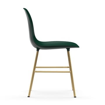 Sedia Form - gamba in ottone - Verde - Normann Copenhagen