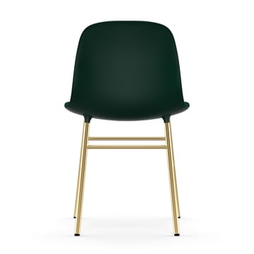 Sedia Form - gamba in ottone - Verde - Normann Copenhagen