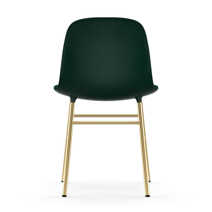 Sedia Form - gamba in ottone - Verde - Normann Copenhagen