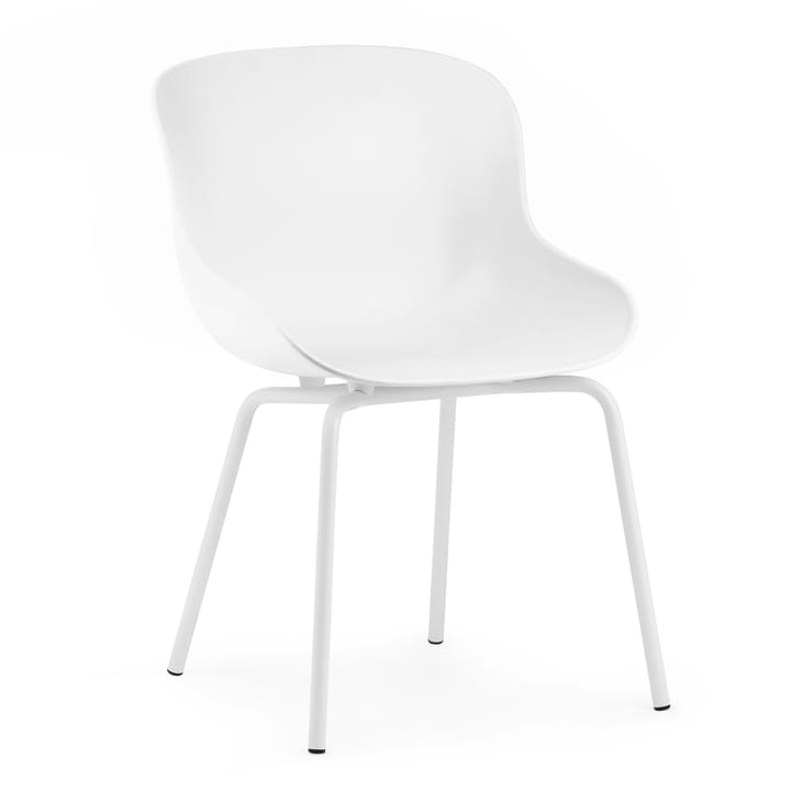 Sedia Hyg con gambe in metallo - Bianco - Normann Copenhagen