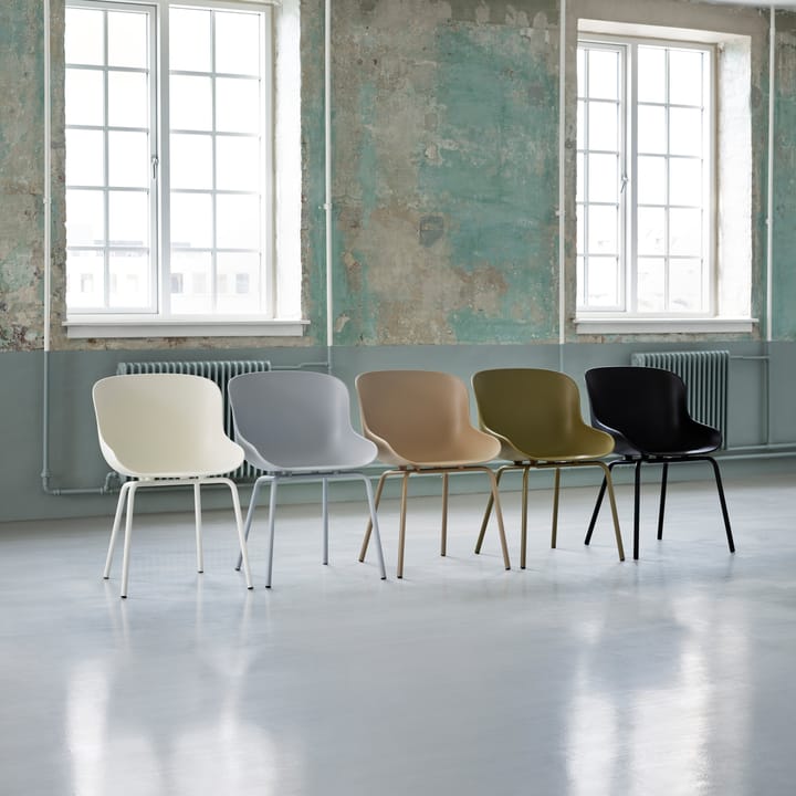 Sedia Hyg con gambe in metallo - Bianco - Normann Copenhagen