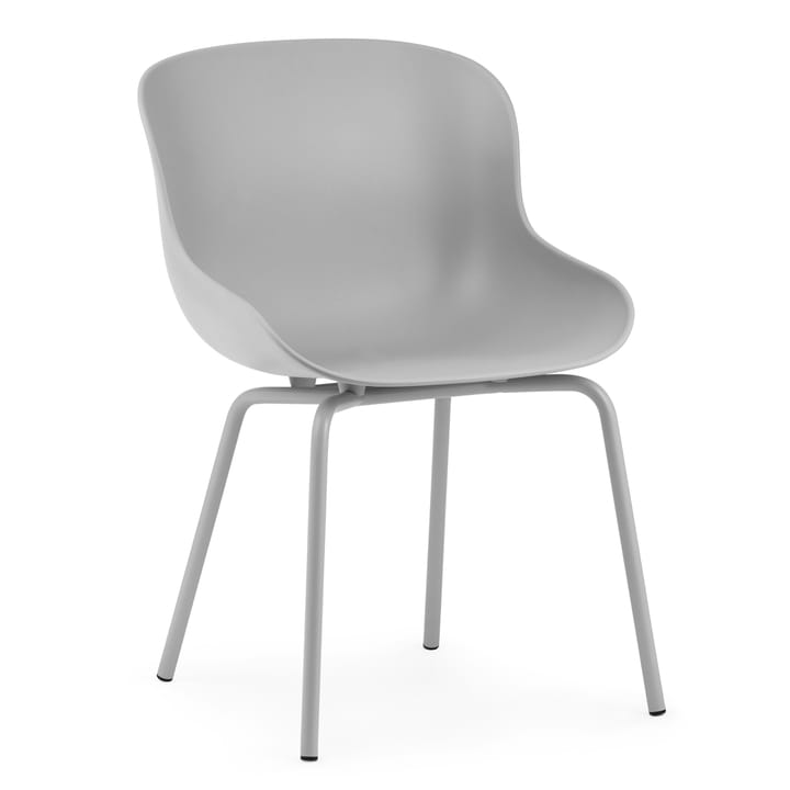 Sedia Hyg con gambe in metallo - Grigio - Normann Copenhagen