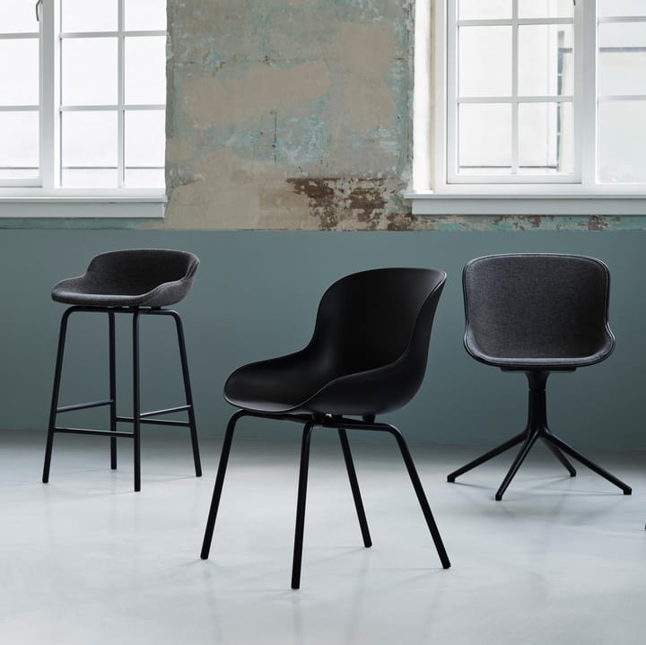 Sedia Hyg con gambe in metallo - Nero - Normann Copenhagen