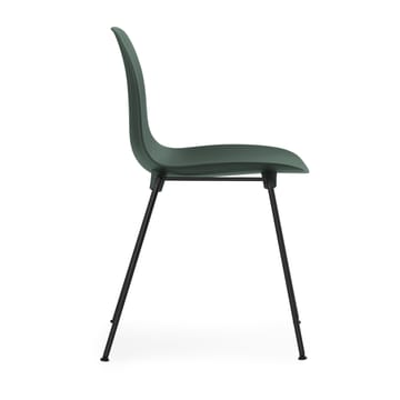 Sedia impilabile Form Chair con gambe nere in confezione da 2, Verde - undefined - Normann Copenhagen