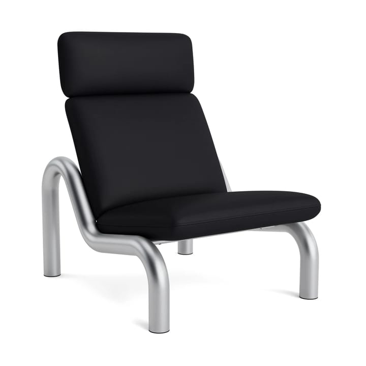 Sedia lounge Tube - Ultra Black 41599 - Normann Copenhagen