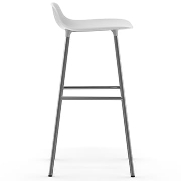 Sedia per bambini Form con gambe cromate, 75 cm - Bianco - Normann Copenhagen