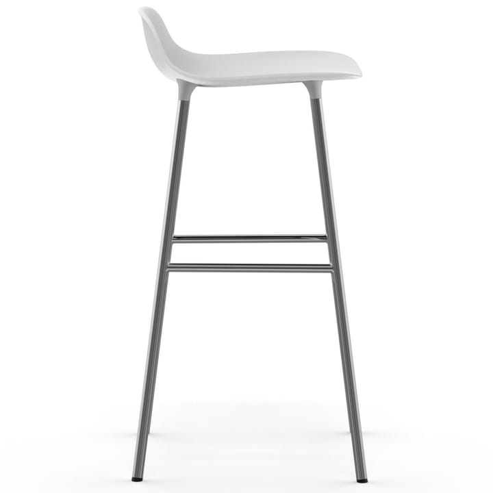 Sedia per bambini Form con gambe cromate, 75 cm - Bianco - Normann Copenhagen