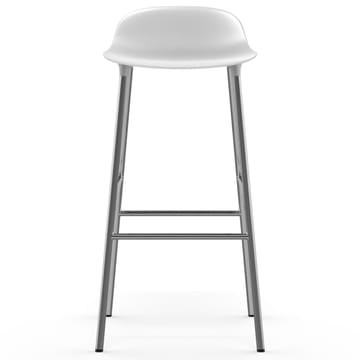 Sedia per bambini Form con gambe cromate, 75 cm - Bianco - Normann Copenhagen