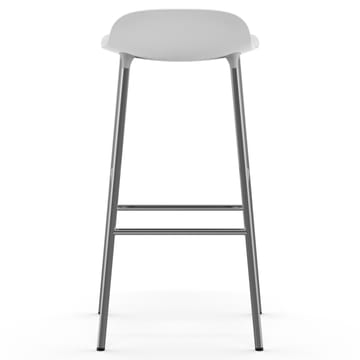 Sedia per bambini Form con gambe cromate, 75 cm - Bianco - Normann Copenhagen