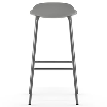 Sedia per bambini Form con gambe cromate, 75 cm - Grigio - Normann Copenhagen