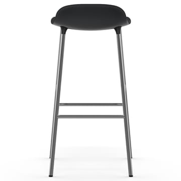 Sedia per bambini Form con gambe cromate, 75 cm - Nero - Normann Copenhagen