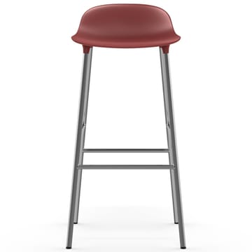 Sedia per bambini Form con gambe cromate, 75 cm - Rosso - Normann Copenhagen