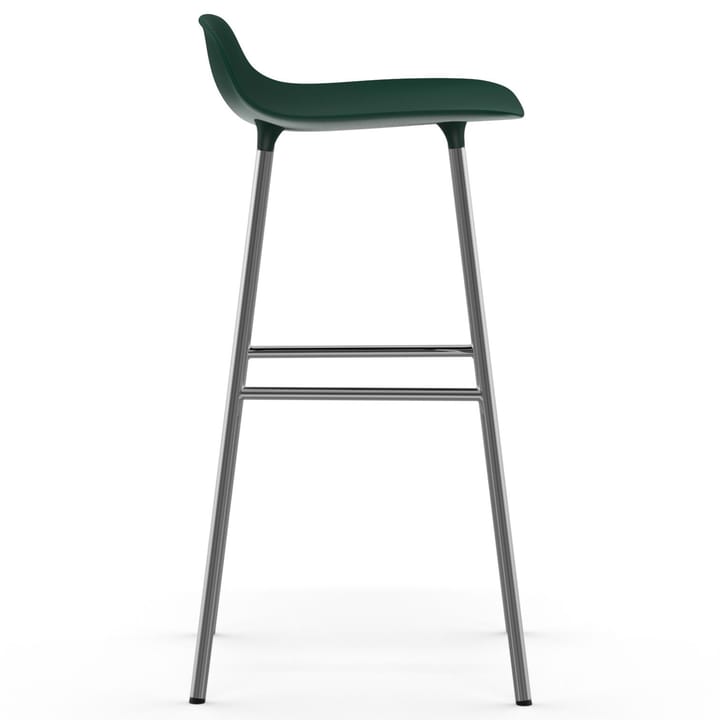 Sedia per bambini Form con gambe cromate, 75 cm - Verde - Normann Copenhagen