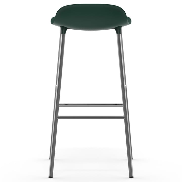 Sedia per bambini Form con gambe cromate, 75 cm - Verde - Normann Copenhagen