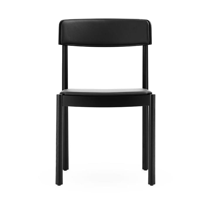 Sedia Timb con cuscino da seduta - Black/ Ultra Leather - Black - Normann Copenhagen