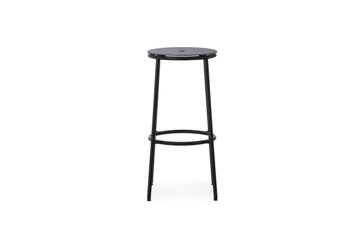 Sgabello bar Circa 75 cm, Alluminio nero Normann Copenhagen