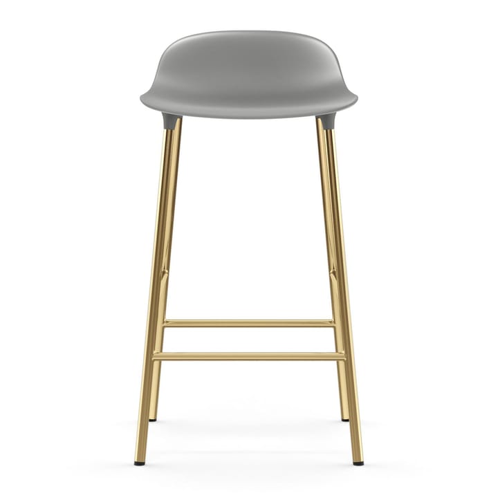 Sgabello con gambe in bronzo Form 75 cm - Grigio - Normann Copenhagen