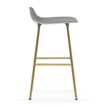 Sgabello con gambe in bronzo Form 75 cm - Grigio - Normann Copenhagen