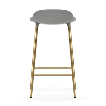 Sgabello con gambe in bronzo Form 75 cm - Grigio - Normann Copenhagen