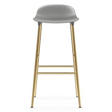 Sgabello con gambe in bronzo Form 75 cm - Grigio - Normann Copenhagen