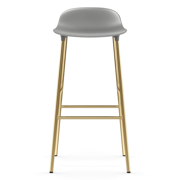 Sgabello con gambe in bronzo Form 75 cm - Grigio - Normann Copenhagen