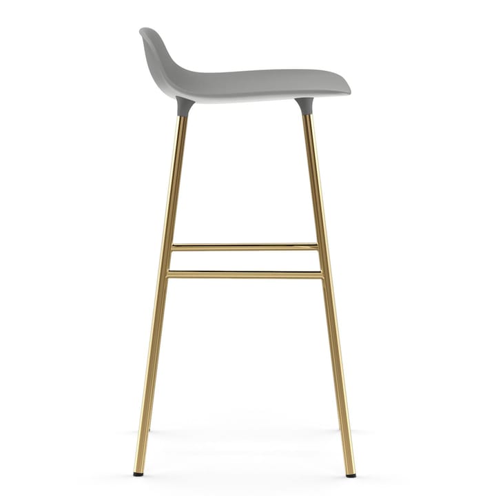 Sgabello con gambe in bronzo Form 75 cm - Grigio - Normann Copenhagen