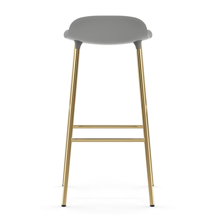 Sgabello con gambe in bronzo Form 75 cm - Grigio - Normann Copenhagen