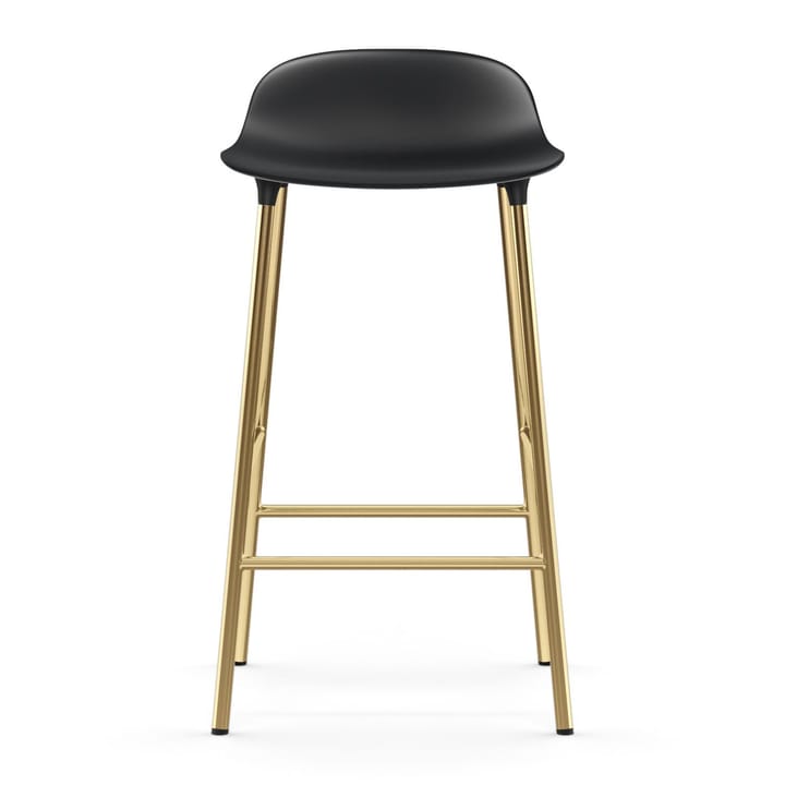 Sgabello con gambe in bronzo Form 75 cm - Nero - Normann Copenhagen