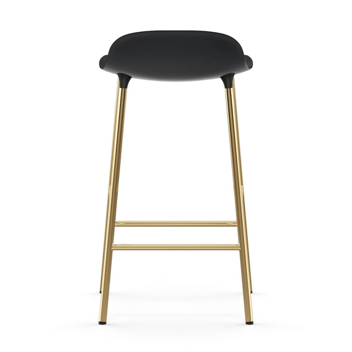 Sgabello con gambe in bronzo Form 75 cm - Nero - Normann Copenhagen