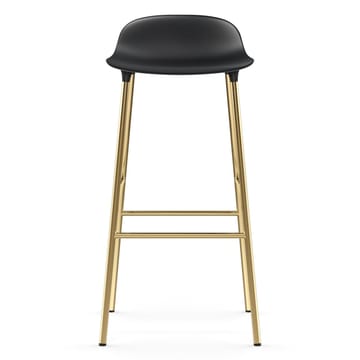 Sgabello con gambe in bronzo Form 75 cm - Nero - Normann Copenhagen