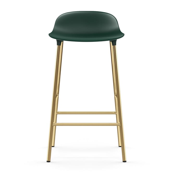 Sgabello con gambe in bronzo Form 75 cm - Verde - Normann Copenhagen